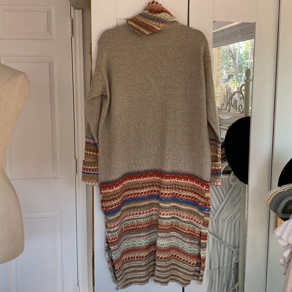 Daily Practice Anthropologie multicolor sweater Dress - Picture 9 of 9